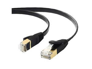 Color : Color1 Internet Cable 1m Gold Plated Head CAT7 High Speed 10Gbps Ultra-Thin Flat Ethernet Network LAN Cable LAN Cable