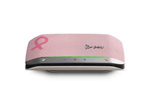 Poly Sync 20 Pink USB-A Smart Speakerphone (Plantronics) - Personal Portable Speakerphone - Noise & Echo Reduction - Connect to Cell Phone via Bluetooth and PC/Mac via USB-A Cable -Works w/Teams, Zoom