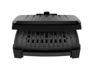 George Foreman GRECV075B Black Contact Submersible Grill - 75 Inch With Black Plates