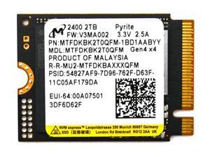 内蔵型SSD Micron M2 SSD 2TB Gen4x4 NeweggBusiness - 2TB Micron 2400 M.2 2230 NVMe PCIe 4.0x4 SSD