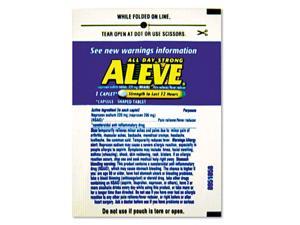 Aleve Naproxin Tablets 220mg Refill Pack One Tablet/Packet 30 Packets/Box 51030