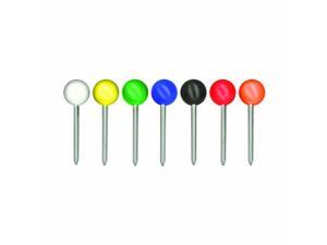 Gem Office Products- LLC. GEMMTA250 Round Map Tacks- .19in. head- .38in. Long- Assorted Gem Office Products- LLC. GEMMTA250 Round Map Tacks- .19in. head- .38in. Long- Assorted