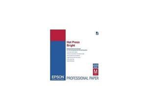 Epson Hot Press S042334 Fine Art Paper - 24" x 50 ft - 330 g/m? - Smooth, Matte - 90% Brightness - Bright White Epson Hot Press S042334 Fine Art Paper - 24" x 50 ft - 330 g/m? - Smooth, Matte - 90% Brightness - Bright White