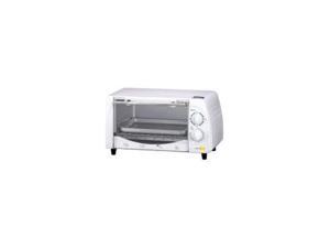 Brentwood Toaster Oven - 0.32 ft³ Capacity - Toast, Broil, Bake - White