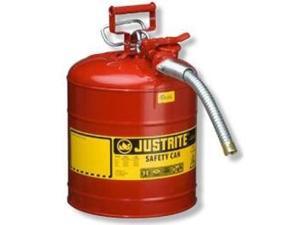 Justrite Accuflow 7250130 Type Ii Galvanized Steel Safety Can, 5 Gallons Capa... Justrite Accuflow 7250130 Type Ii Galvanized Steel Safety Can, 5 Gallons Capa...