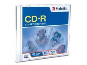 Verbatim 700MB 52X CD-R Single Disc Model 94776