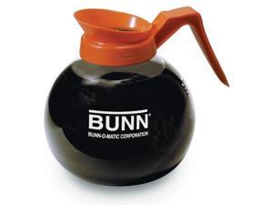 BUNN 42400.0101 12-Cup Commercial Glass Decanter, Orange