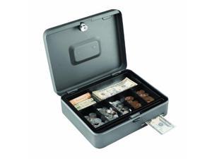 Security Box W/media Slot, Cam Key Lock, Charcoal Security Box W/media Slot, Cam Key Lock, Charcoal