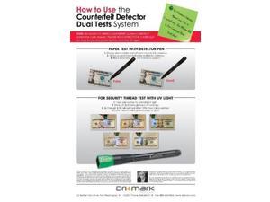 Dri-Mark Smart Money Counterfeit Detector Pen with Reusable UV LED Light 351UVB Dri-Mark Smart Money Counterfeit Detector Pen with Reusable UV LED Light 351UVB