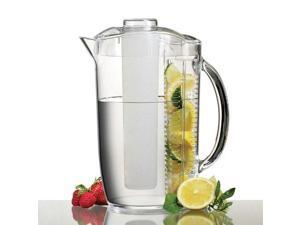 Clear Iced Fruit Infusion Natural Fruit Flavor Pitcher