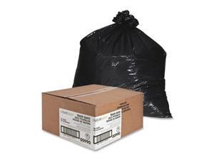 Nature Saver Trash Can Liners Rcycld 40-45 Gal 1.25mil 40"x46" 100/BX BK 00990 Nature Saver Trash Can Liners Rcycld 40-45 Gal 1.25mil 40"x46" 100/BX BK 00990