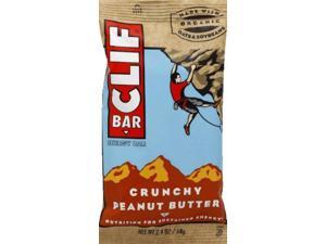 Clif Bar Energy Bar, Crunchy Peanut Butter, 2.4 Oz, 12/Box 50120