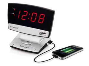 WESTCLOX 71014X Digital LED USB Charging Clock WESTCLOX 71014X Digital LED USB Charging Clock