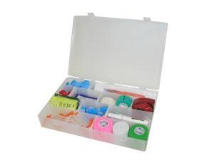 UNIMED MIDWEST INC T9ID118725 Compartment Box, 420 Compartments, Clear UNIMED MIDWEST INC T9ID118725 Compartment Box, 420 Compartments, Clear