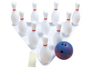 Champion Sports Plastic Pin Bowling Ball Set Champion Sports Plastic Pin Bowling Ball Set