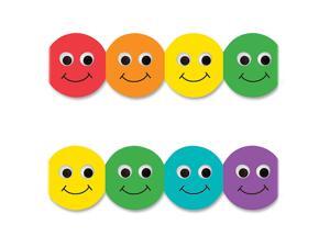 Classroom Diecut Borders 3"X36" 12/Pkg-Smiley Face Assorted Colors Classroom Diecut Borders 3"X36" 12/Pkg-Smiley Face Assorted Colors