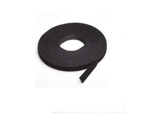 Unirise VELCRO-50F 50Ft 0.8In Width Velcro Strap Tape Black Unirise VELCRO-50F 50Ft 0.8In Width Velcro Strap Tape Black
