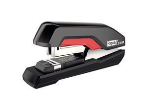 Rapid Supreme S50 SuperFlatClinch Half Strip Stapler 50-Sheet Capacity Black/Red Rapid Supreme S50 SuperFlatClinch Half Strip Stapler 50-Sheet Capacity Black/Red