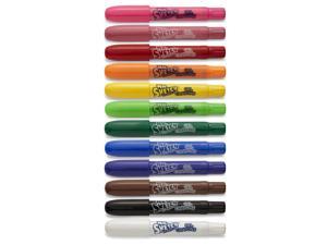 Mr. Sketch 1951333 Scented Crayons, Gel, Assorted, 12/Pack - NeweggBusiness