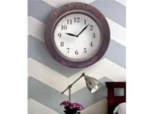 WESTCLOX 32097 11" Round Live, Love, Laugh Wall Clock WESTCLOX 32097 11" Round Live, Love, Laugh Wall Clock