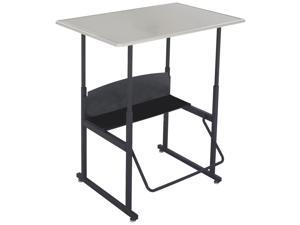 Safco Alphabetter Adj Stand-Up Desk 36"x24"x42" Black 1206BE Safco Alphabetter Adj Stand-Up Desk 36"x24"x42" Black 1206BE