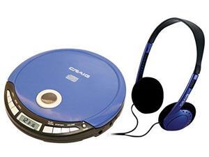 Craig Electronics CD2808BL Craig Cd2808bl Blue Personal Cd Player With Headphone Craig Electronics CD2808BL Craig Cd2808bl Blue Personal Cd Player With Headphone