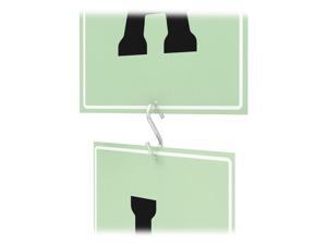 Deflecto Metal "S" Hooks 50/BG Silver 20013 Deflecto Metal "S" Hooks 50/BG Silver 20013