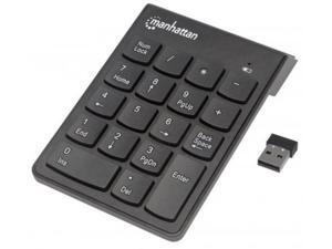 Manhattan 178846 Numeric Wireless Usb Keypad, With Usb Micro Recevier, 18 Full-Size Keys, Black . Manhattan 178846 Numeric Wireless Usb Keypad, With Usb Micro Recevier, 18 Full-Size Keys, Black .