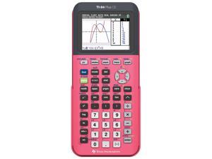 Texas Instruments TI-84 Plus CE Graphing Calculator - Impact Resistant Cover, Clock, Date/Time Display - 3 MB, 154 KB - ROM, RAM - Battery Powered - Coral