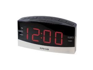 Craig Electronics Dual Alarm Clock Radio with Bluetooth & 1.8" LED Display CR41806BT Craig Electronics Dual Alarm Clock Radio with Bluetooth & 1.8" LED Display CR41806BT
