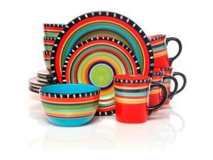 Gibson Elite 91267.16 Pueblo Springs Dinnerware, 16 Piece Gibson Elite 91267.16 Pueblo Springs Dinnerware, 16 Piece