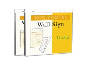 Universal Wall Mount Sign Holder 11" x 8 1/2" Clear 76883 Universal Wall Mount Sign Holder 11" x 8 1/2" Clear 76883