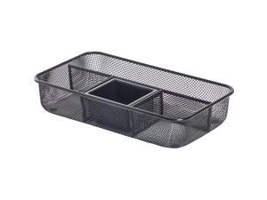 Lorell Desk Organizer Mesh 11"Wx6-1/4"Dx2-1/4"H Black 84142 Lorell Desk Organizer Mesh 11"Wx6-1/4"Dx2-1/4"H Black 84142