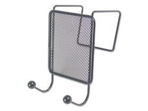 Universal Wire Mesh Partition Coat Hook, 4 1/8 x 6, Black Universal Wire Mesh Partition Coat Hook, 4 1/8 x 6, Black