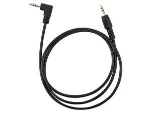 Rocstor Y10C192-B1 3Ft Slim 3.5Mm To Right Angle Sterio Audio Cable Black Rocstor Y10C192-B1 3Ft Slim 3.5Mm To Right Angle Sterio Audio Cable Black