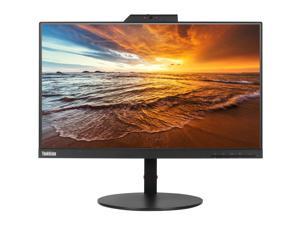 Lenovo ThinkVision T22v-10 21.5" Full HD 1920 x 1080 60 Hz D-Sub, HDMI, DisplayPort, USB, Audio VoIP Monitor with Speaker and Webcam