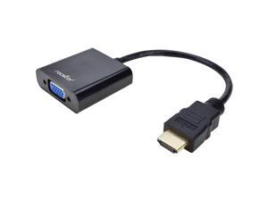 Rocstor Premium Hdmi To Vga + 3.5Mm Audio Adapter Rocstor Premium Hdmi To Vga + 3.5Mm Audio Adapter