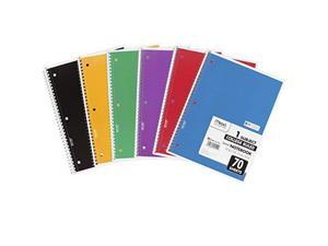 Mead Spiral Notebook College Rule 10 1/2" x 8" 70 Pages 6 Books/Pack 73065 Mead Spiral Notebook College Rule 10 1/2" x 8" 70 Pages 6 Books/Pack 73065