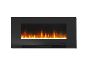 Camfp CAM42WMEF-1BLK 42" Color Changing Wall Mount Fireplace With Crystals Camfp CAM42WMEF-1BLK 42" Color Changing Wall Mount Fireplace With Crystals