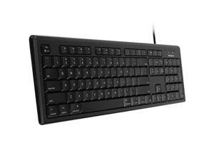 Macally Black 104 Key Full Size USB Keyboard for Mac Macally Black 104 Key Full Size USB Keyboard for Mac