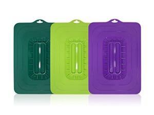 MAXI-MATIC Elite Cuisine Rectangular Silicone Suction Lids and Food Covers Fits Various Sizes of casseroles MAXI-MATIC Elite Cuisine Rectangular Silicone Suction Lids and Food Covers Fits Various Sizes of casseroles