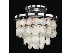 Glow Lighting 636CC6SP 6 inch W Mini Capiz Flush Mount Bayside 626 by GLOW Glow Lighting 636CC6SP 6 inch W Mini Capiz Flush Mount Bayside 626 by GLOW