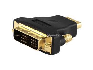 Monoprice Dvi-D Single Link Male To Hdmi Female Adapter Monoprice Dvi-D Single Link Male To Hdmi Female Adapter