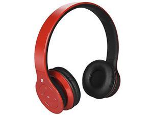 Alpha Digital BH-530-R Bluetooth Headphone with Soft Fit Ear Covers, Built-In Microphone, Red Alpha Digital BH-530-R Bluetooth Headphone with Soft Fit Ear Covers, Built-In Microphone, Red