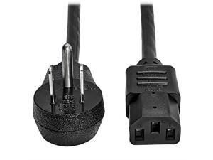 Tripp Lite Model P006-010-15D 10 ft. Desktop Computer AC Power Cord, Right-Angle NEMA 5-15P to C13 - 10A, 125V, 18 AWG, 10 ft. Black Tripp Lite Model P006-010-15D 10 ft. Desktop Computer AC Power Cord, Right-Angle NEMA 5-15P to C13 - 10A, 125V, 18 AWG, 10 ft. Black