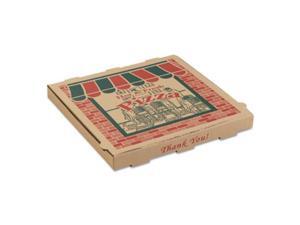 Arvco ARV 9184314 Corrugated Pizza Boxes, Kraft, 18.00" x 18.00", 50/Carton Arvco ARV 9184314 Corrugated Pizza Boxes, Kraft, 18.00" x 18.00", 50/Carton