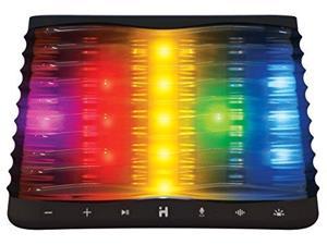 ihome ibt751 color changing bluetooth stereo speaker with disco rear projection lighting