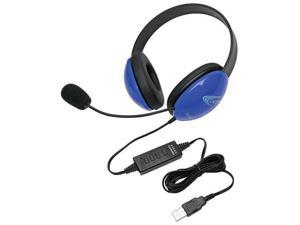 Califone Blue Stereo Headphone w/ Mic, USB Connector Via Ergoguys Califone Blue Stereo Headphone w/ Mic, USB Connector Via Ergoguys