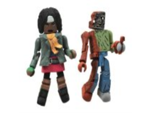 Diamond Select Toys Walking Dead Minimates Series 2: Michonne and One-Eye Zombie, 2-Pack Diamond Select Toys Walking Dead Minimates Series 2: Michonne and One-Eye Zombie, 2-Pack