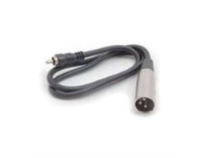 Hosa 3 3 Pin XLR Male to RCA Male Audio Interconnect Cable. Hosa 3 3 Pin XLR Male to RCA Male Audio Interconnect Cable.